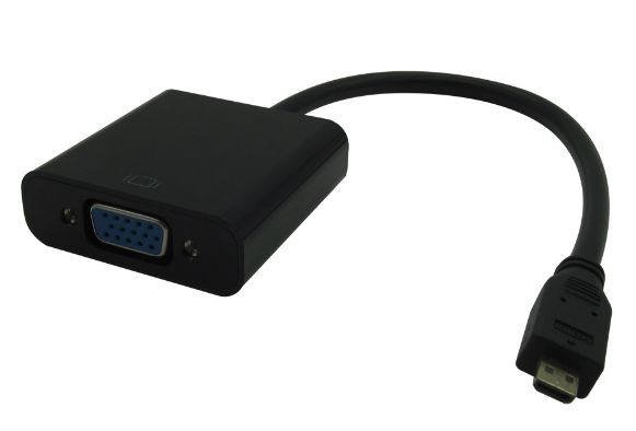 MicroConnect Micro HDMI to VGA Adapter - W124456210