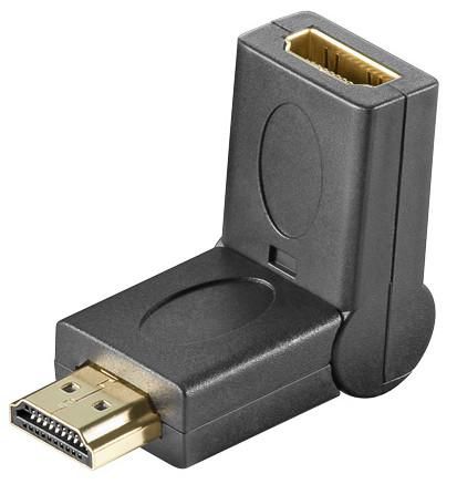 MicroConnect HDMI Angled 180° Adapter - W124855710