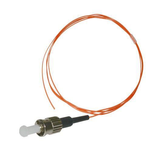 MicroConnect Optical Fibre Pigtail Cable, ST connector, Multimode Simplex Connector, 0.9mm, LSZH, OM2 (Orange) 1.5m - W124450497