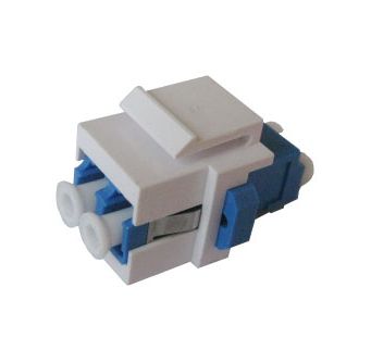 MicroConnect Snap-in Fiber Keystone w/ LC singlemode duplex adapter - W125320068