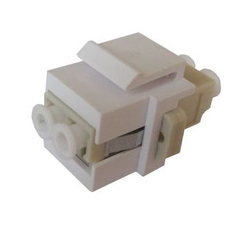 MicroConnect Snap-in Fiber Keystone w/ LC multimode duplex adapter - W125250047
