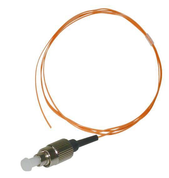 MicroConnect Optical Fibre Pigtail Cable, FC connector, Multimode Simplex Connector, 0.9mm, LSZH, OM2 (Orange) 1.5m - W124750549