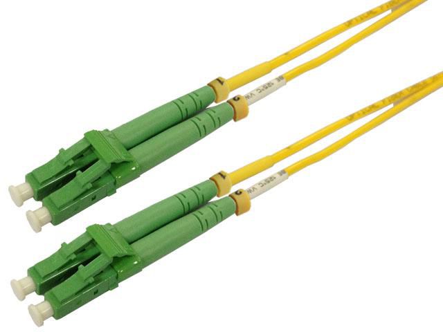 MicroConnect Optical Fibre Cable, LC-LC, Singlemode, Duplex, OS2 (Yellow) 12m - W124950570
