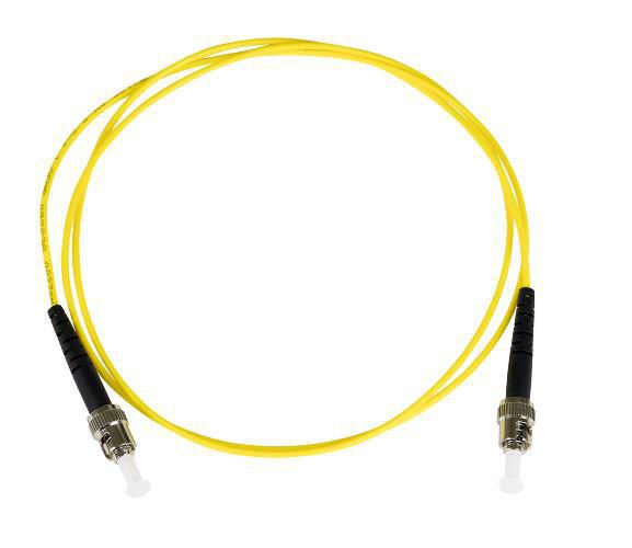MicroConnect Optical Fibre Cable, ST-ST, Singlemode, Duplex, OS2 (Yellow), 0.5m - W124550463