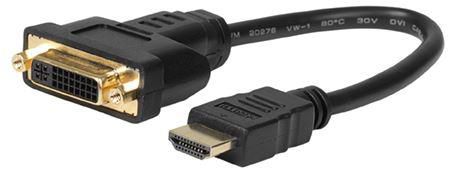 MicroConnect DVI (F) - HDMI (M), 15cm - W125189243