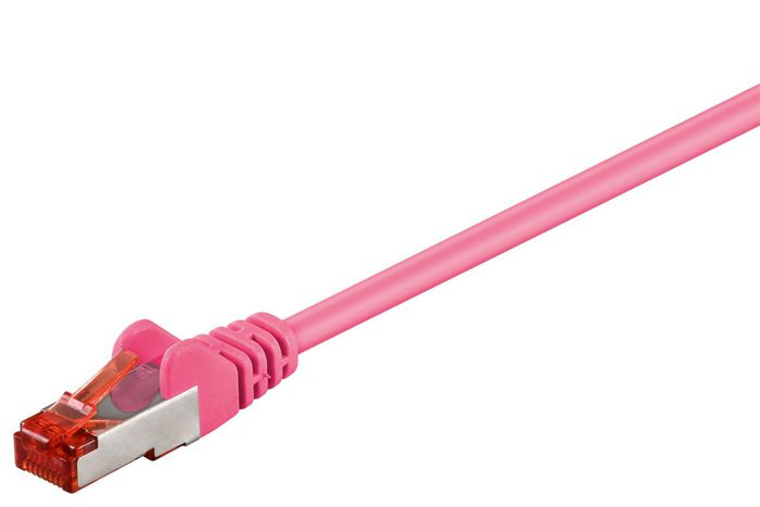 MicroConnect CAT6 F/UTP Network Cable 0.25m, Pink - W124945602