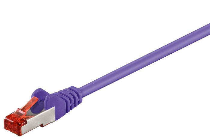 MicroConnect F/UTP CAT6 0.25m Purple PVC - W124945601