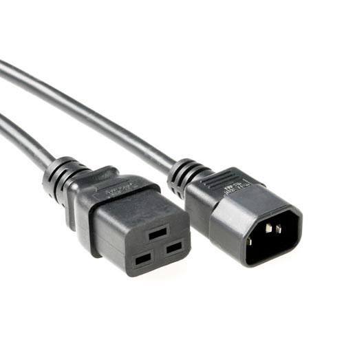 MicroConnect Extension Cord C19 - C14, 2m - W125244617