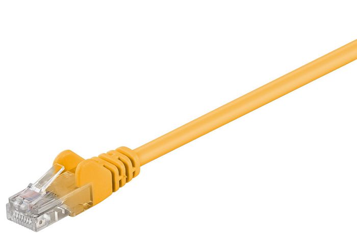MicroConnect CAT5e U/UTP Network Cable 0.25m, Yellow - W124945622