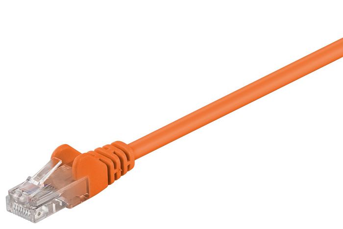 MicroConnect CAT5e U/UTP Network Cable 0.25m, Orange - W124545711