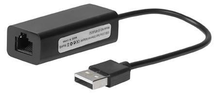 MicroConnect USB2.0 to Ethernet, black - W124377242