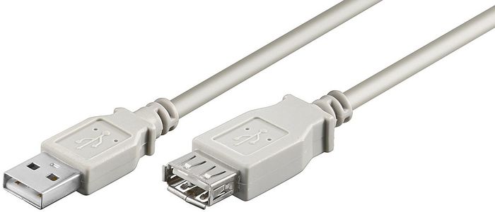 MicroConnect USB 2.0 Extension Cable, 0.1m - W124777104