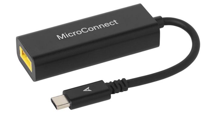MicroConnect USB-C to Square Lenovo Plug adapter - W124377207