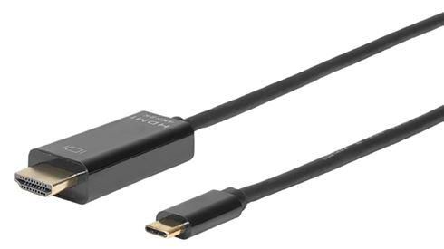 MicroConnect USB - C to HDMI 1m, Black - W124477251