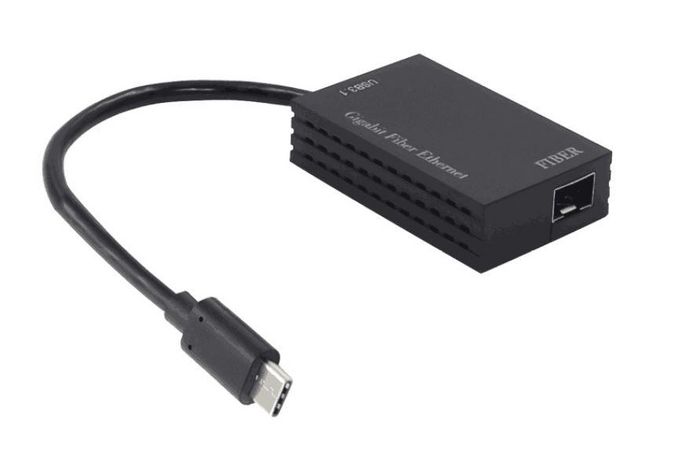 MicroConnect USB C - Gigabit Fiber Ethernet - W124876816