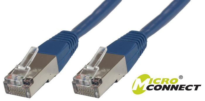 MicroConnect CAT6 F/UTP Network Cable 15m, Blue - W124345569
