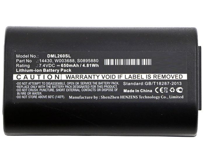ru element At placere MBXPR-BA002, CoreParts Battery for M&DYMO Printer 4.8Wh Li-ion 7.4V 650mAh  Black, 14430, 1758458 S0895880 260P, 280, LabelManager 260, LabelManager  260P, LabelManager 280, LabelManager PnP | EET