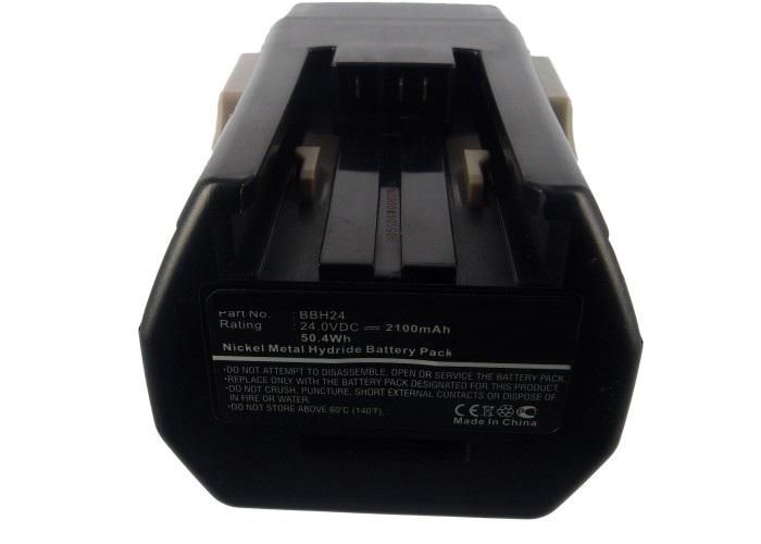 CoreParts Battery for AEG PowerTool 50Wh Ni-Mh 24V 2100mAh Black, BXL24, BXS24, Mini Relay SH04 16, Mini Relay SH04 17, MXS24 - W124763025
