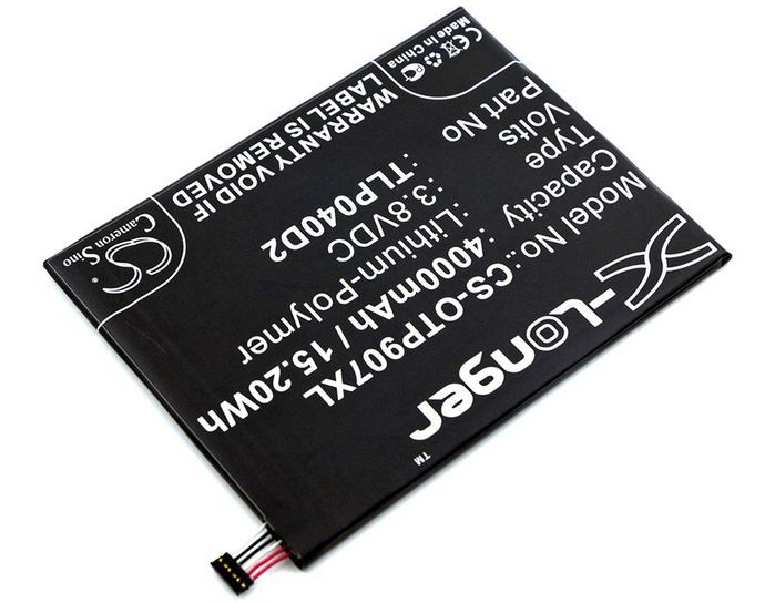 CoreParts Battery for Alcatel Mobile 15.2Wh Li-ion 3.8V 4000mAh, 9007T, ONE TOUCH PIXI 3 7, OT-9007 - W124564162