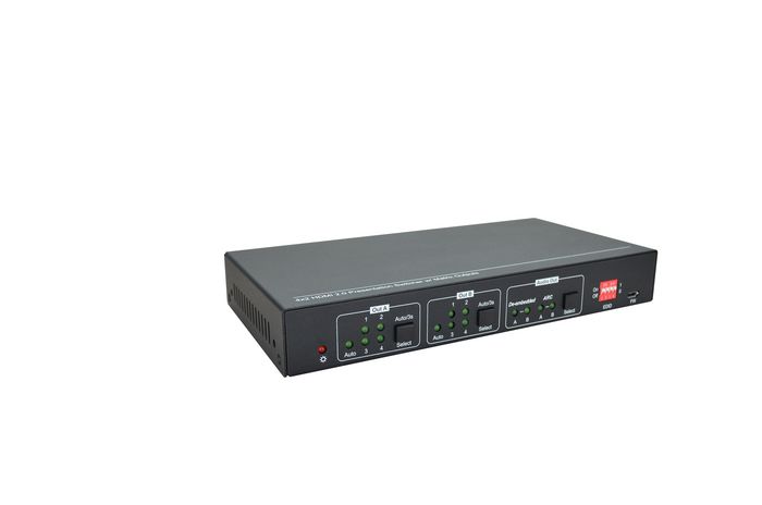 Vivolink HDMI 2.0 4x2, 4K@60Hz, 18Gbps, HDCP 2.2, SPDIF, 3.5mm, RS-232, 200x28.5x100 mm - W125077852