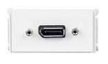 Vivolink Outlet Panel Displayport, White - W125286062