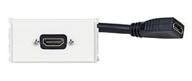 Vivolink Outlet Panel HDMI, White - W124578531
