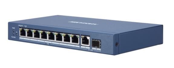 DS-3E0510P-E/M - Commutateur réseau 10 ports - 8 ports PoE Gigabit