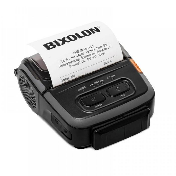 Bixolon Direct thermal, 203dpi, 80mm/s, 80mm, 8MB RAM, 4MB eMMC, IP54, 2850mAh, USB, Serial, 802.11a/b/g/n - W124392304