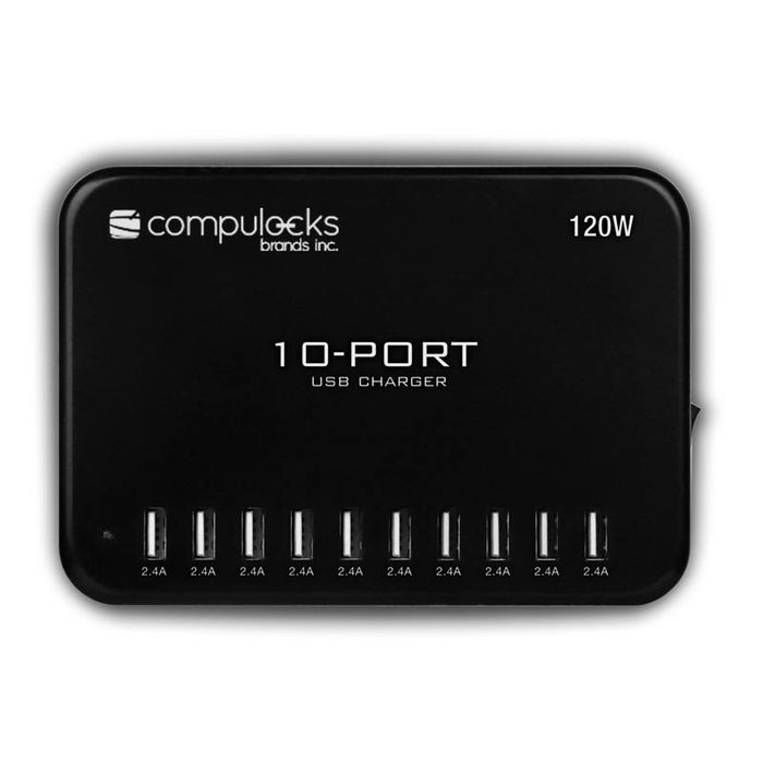 Compulocks 10x USB, 156x109x33mm, Black - W125823560