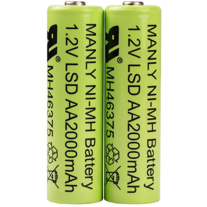 Socket AA NiMH Batteries for SocketScan S700/S730/S740, 2 batteries - W125824222