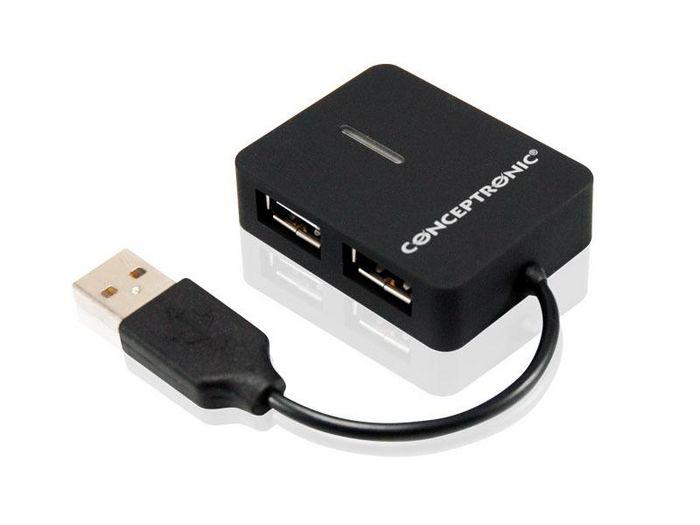Conceptronic 4 Ports Travel USB Hub - W125826018