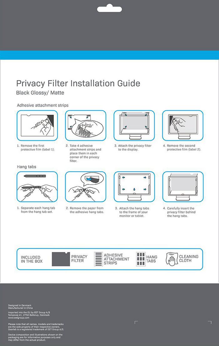 eSTUFF Privacy Filter 13.3"(Gearlab box) - W125055291