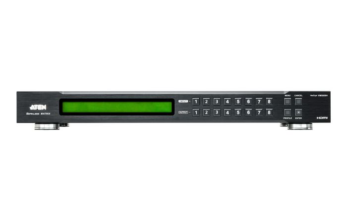 Aten Commutateur Matriciel HDMI 8 x 8 avec Videowall & Ajusteur - W125286045