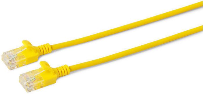 MicroConnect CAT6 U/UTP SLIM Network Cable 5m, Yellow - W125626484