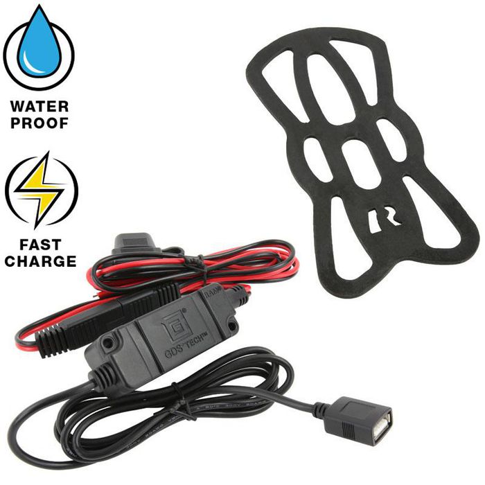 RAM Mounts RAM® Tough-Charge™ Waterproof Wireless Charging Motorcycle Mount - W125778711
