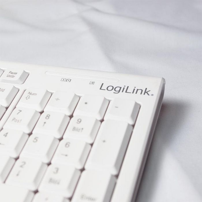 LogiLink ID0104W, 2.4 GHz wireless technology, 1000 dpi, Plug & Play, 6-10 m, White - W124556605
