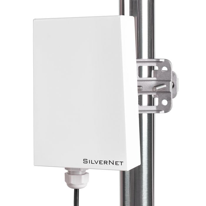 Silvernet 240Mbps, MIMO, 5.1-5.8 GHz, 26 dBm, 14 dBi, RJ-45, PoE, 179x120x45mm, pre-configured - W124774732