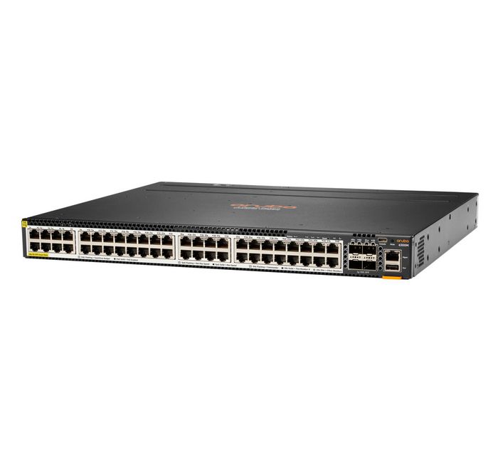 Hewlett Packard Enterprise Aruba 6300M 48-port Smart Rate 1/2.5/5GbE Class 6 PoE and 4-port SFP56 Switch - W125510787