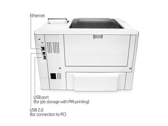 HP HP LaserJet Pro M501dn, Laser, 43ppm, A4, 1500MHz, 256MB, LCD - W124956885