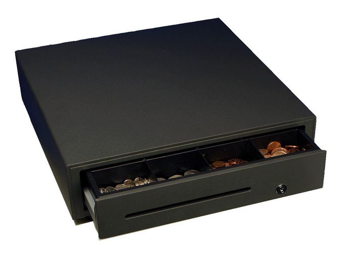 Star Micronics CB-2002 LC FN Cash Drawer Black, 4 flat note sections, 8 coin slots and cheque/large slot - W125084963
