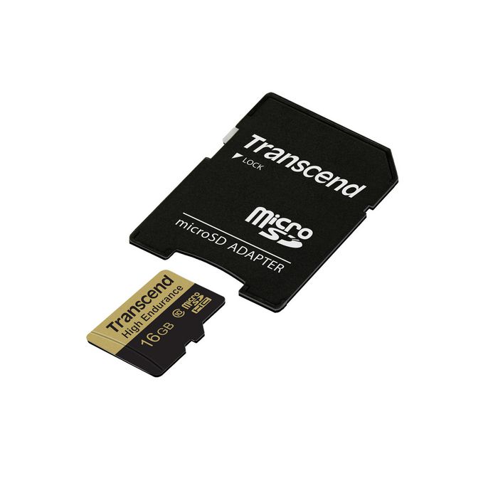 Transcend Transcend High Endurance, 16GB SDHC Card, Class10, UHS-I U1, 95/25MB/s - W124376383