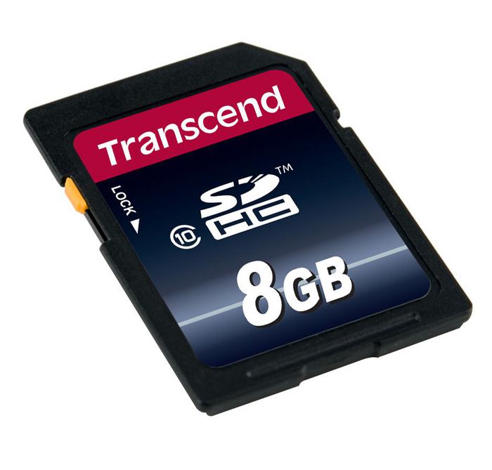 Transcend Transcend, 8GB, SDHC, Class 10, 30MB/s - W124676442