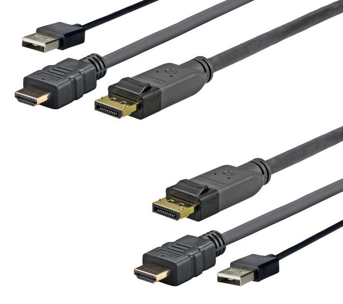 Vivolink Pro HDMI+USB to DP 1 Meter - W124469269