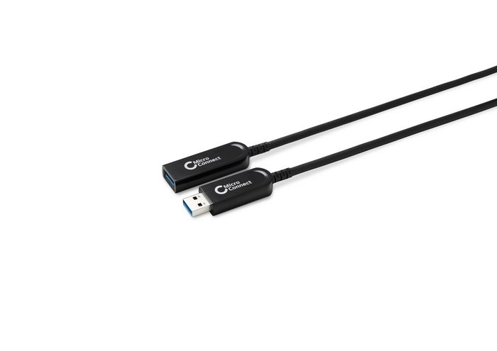 MicroConnect USB3.1 Gen1, USB Type A, 5Gbps, 10m, black - W125742672