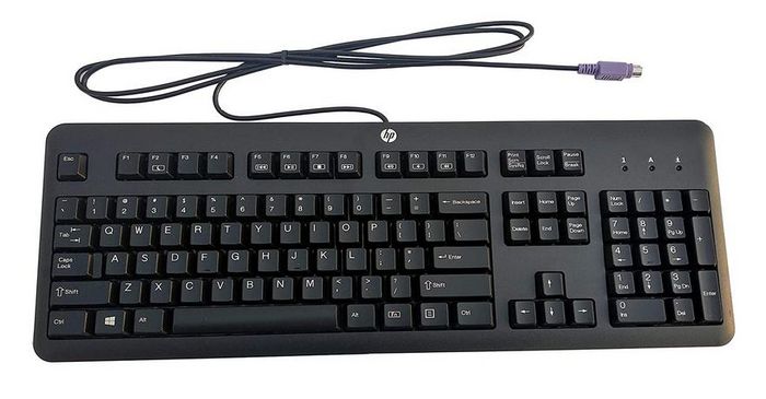 HP KB-1156 Windows Black PS2 Keyboard - W124634852