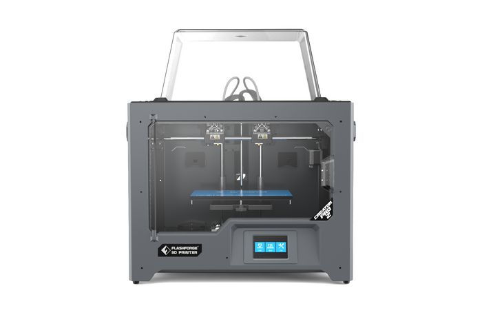 Flashforge Creator Pro 2 IDEX, 10-100 mm/s, PLA, Pearl PLA, PVA, ABS, ABS Pro, HIPS, 0.1-0.4 mm, USB cable, SD card, Touch Screen, 55 dB - W125836233
