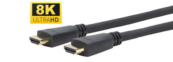 Vivolink Pro, HDMI 2.1, 8K, 120Hz, 48 Gb/s, 1 m, black - W124369177