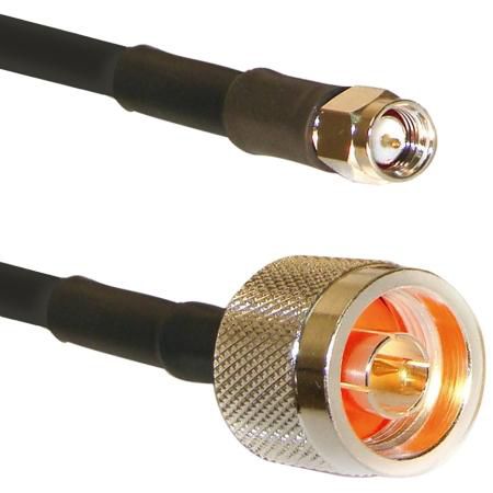 Ventev LMR240 Jumper with N-Style Male to SMA Male Connectors 1.82m - W124361875