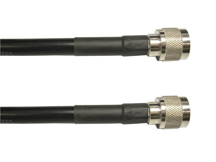 Ventev LMR400 Jumper with N-Style Male to N-Style Male Connectors 2.43m - W124462083