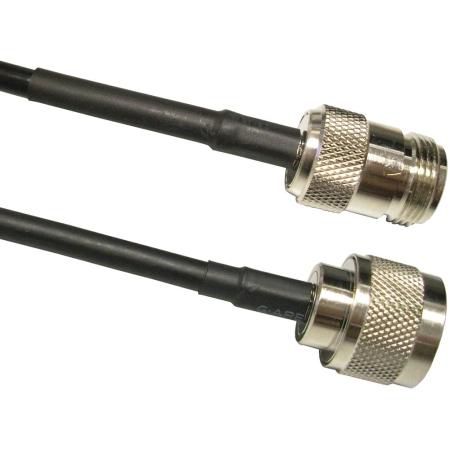 Ventev LMR400 Jumper with N-Style Male to N-Style Male Connectors 2.43m - W124462083
